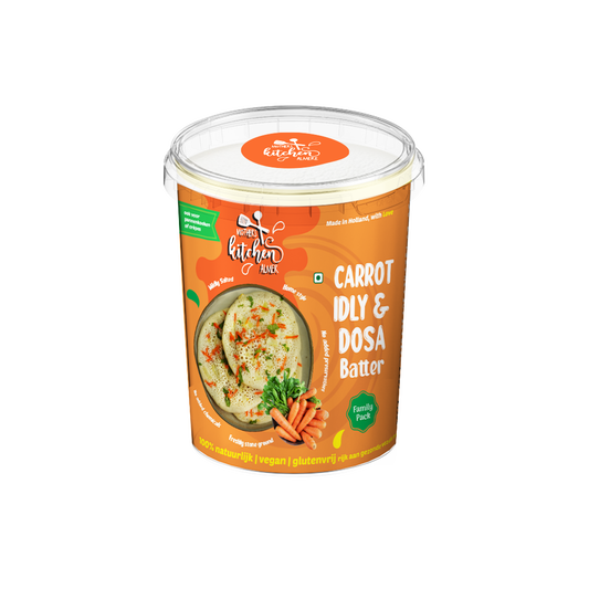 Carrot idli dosa batter